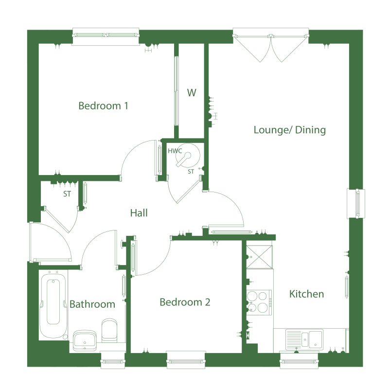 BM Block 4 Clunie Plot 61 2DFF