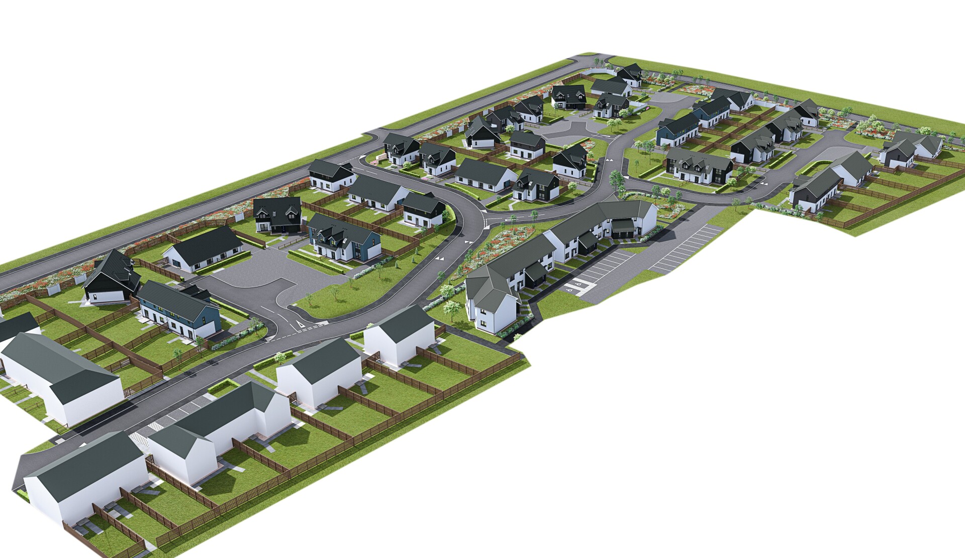 Newtonmore 3D site plan (2)